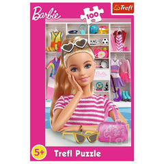 Puzzle Trefl 100 Barbie sa o cunoastem pe Barbie - Publisol.ro