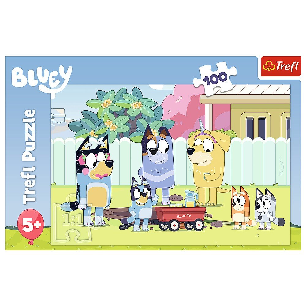 Puzzle Trefl 100 Bluey minunata lume a lui Bluey - Publisol.ro