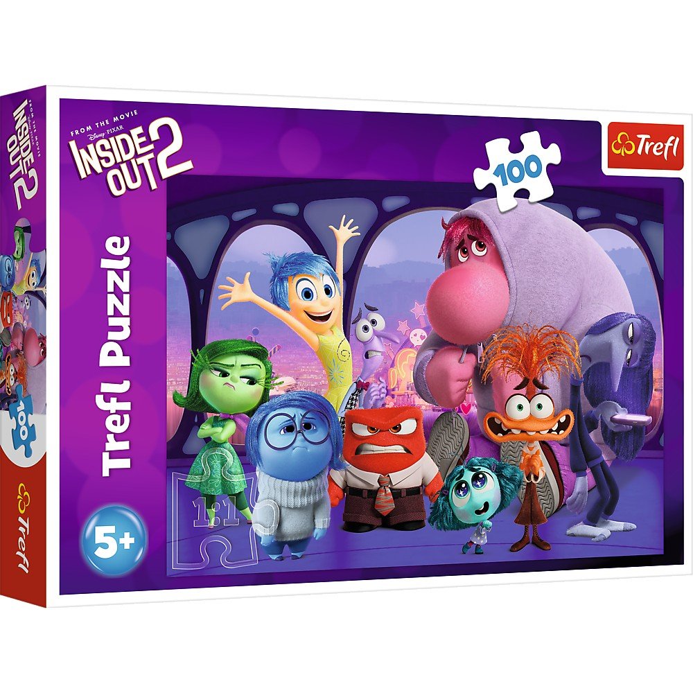 Puzzle Trefl 100 Disney inside out 2 lumea minunata - Publisol.ro