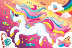 Puzzle Trefl 100 Frumosul unicorn - Publisol.ro