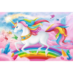 Puzzle Trefl 100 Lumea de cristal a unicornilor - Publisol.ro