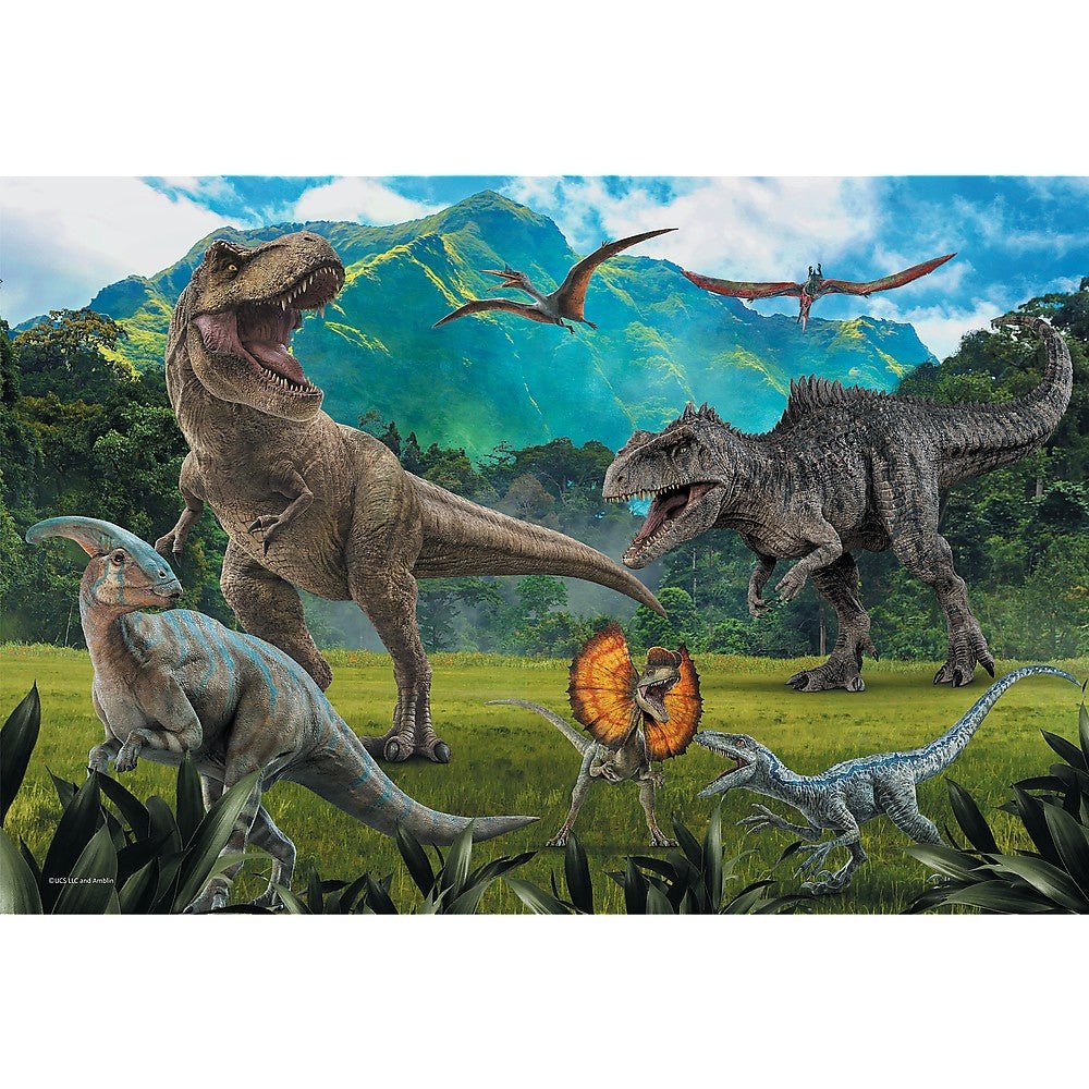 Puzzle Trefl 100 Piese Jurassic world lumea dinozaurilor - Publisol.ro