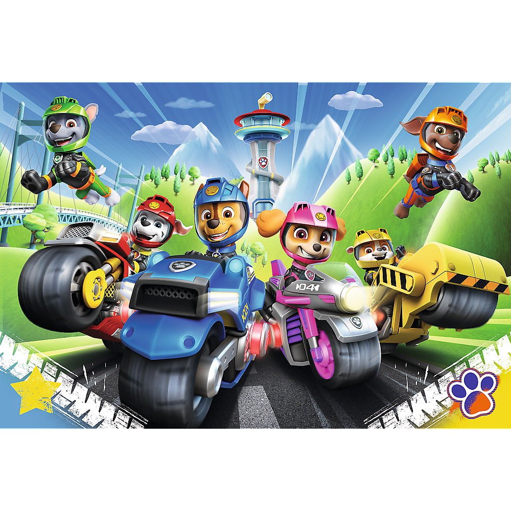 Puzzle Trefl 100 Piese patrula catelusilor catelusii pe motociclete - Publisol.ro