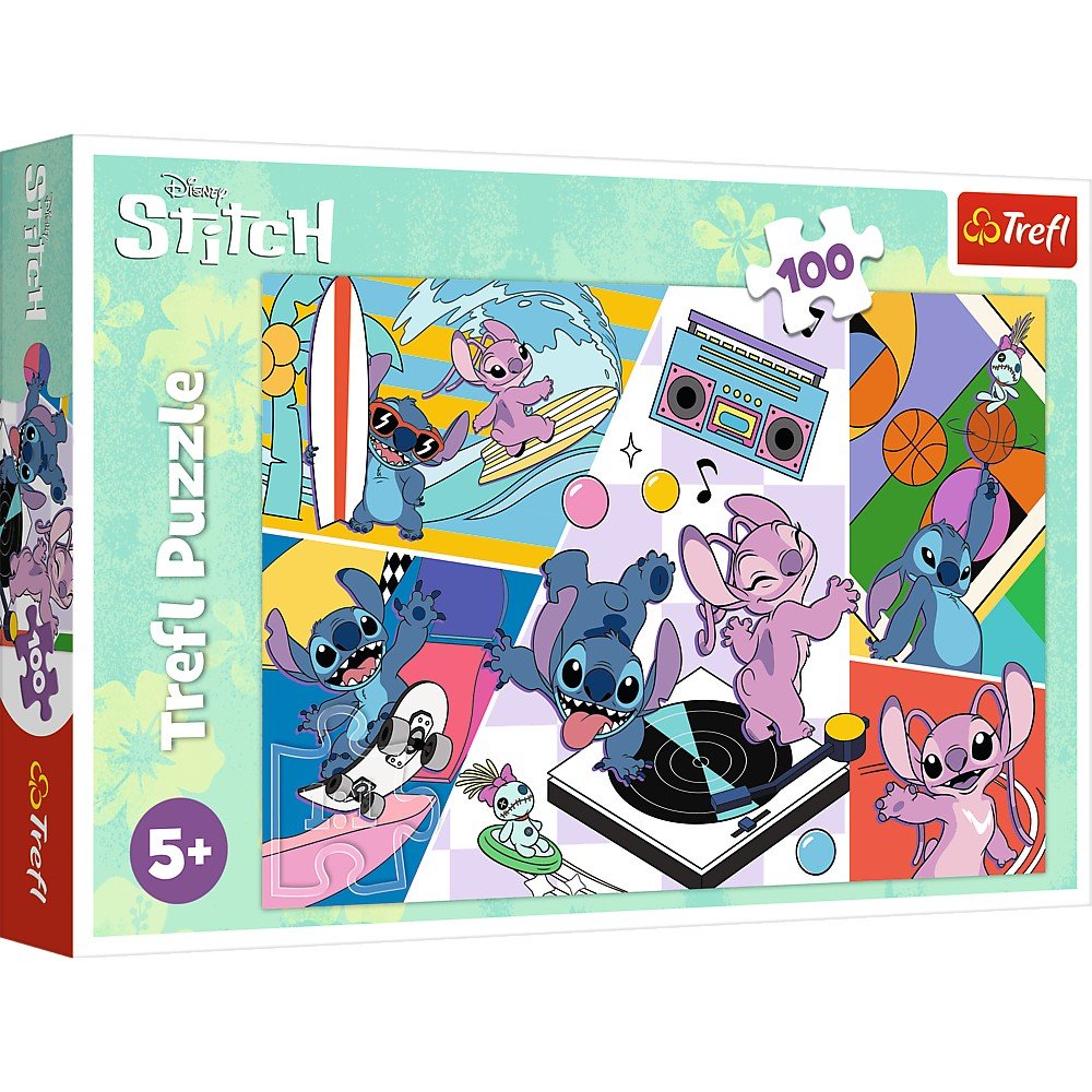 Puzzle trefl 100 stitch amintirile lui stitch, Trefl - Publisol.ro