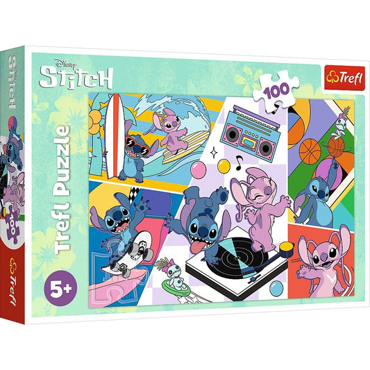 Puzzle trefl 100 stitch amintirile lui stitch, Trefl - Publisol.ro