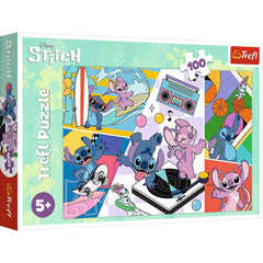 Puzzle trefl 100 stitch amintirile lui stitch, Trefl - Publisol.ro