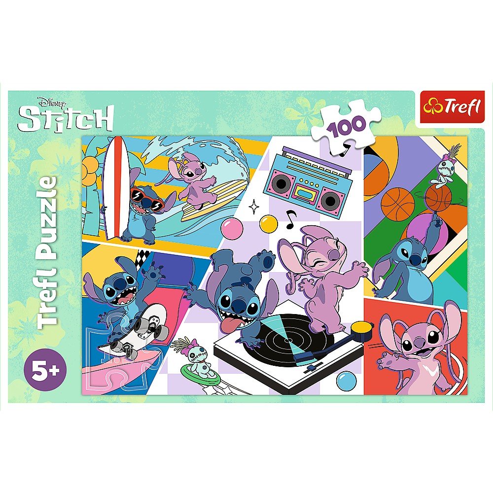 Puzzle trefl 100 stitch amintirile lui stitch, Trefl - Publisol.ro