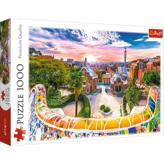 Puzzle trefl 1000 apus peste barcelona, Trefl - Publisol.ro