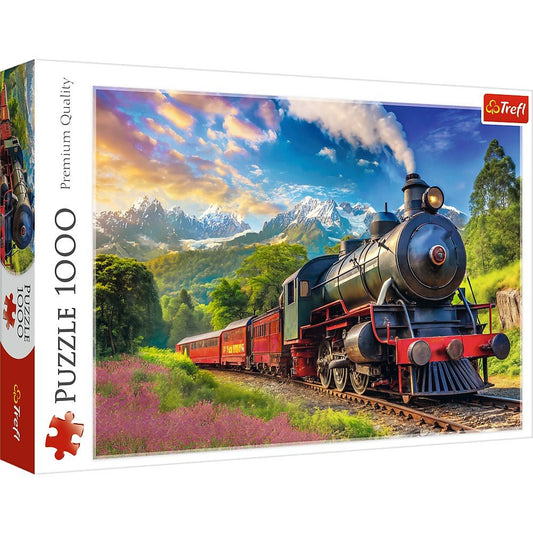 Puzzle Trefl 1000 Calatorie cu trenul - Publisol.ro