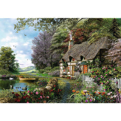 Puzzle Trefl 1000 Casuta de pe lac - Publisol.ro