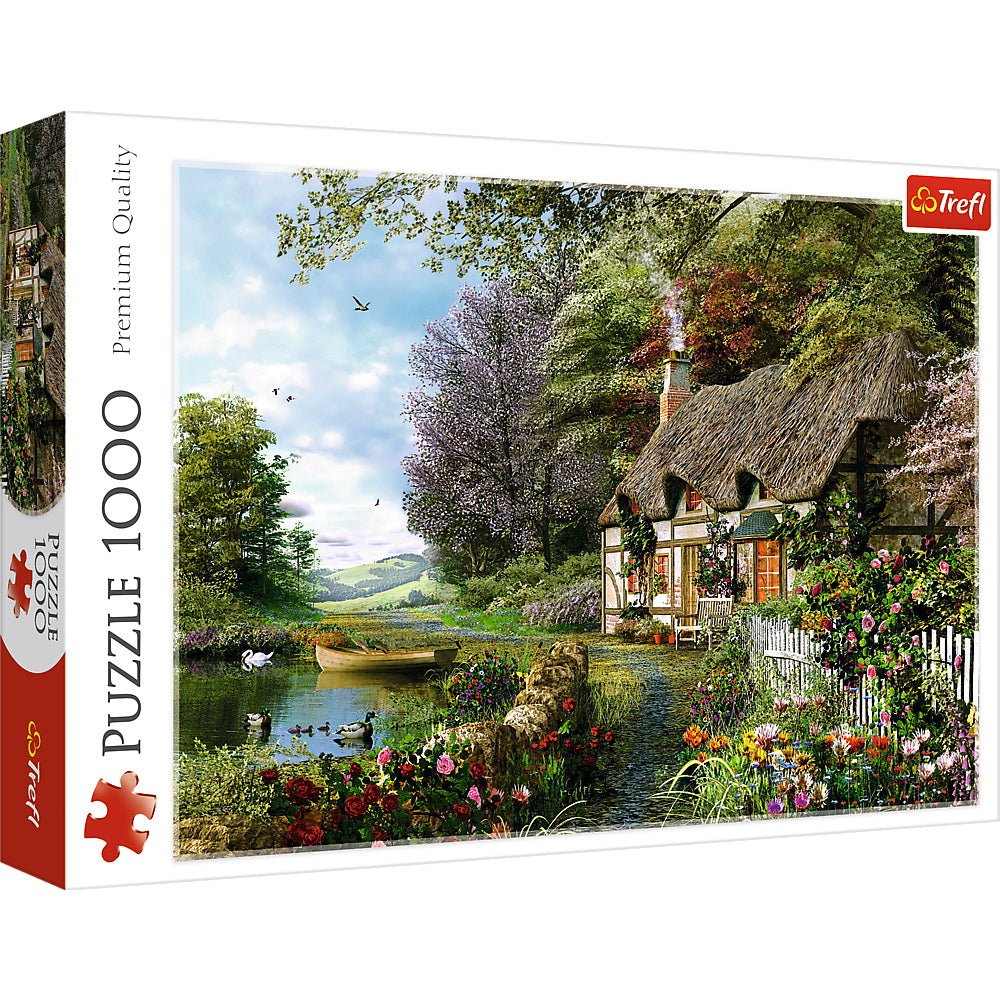 Puzzle Trefl 1000 Casuta de pe lac - Publisol.ro