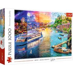 Puzzle Trefl 1000 Croaziera pe rau - Publisol.ro