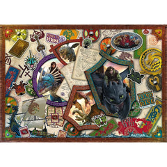 Puzzle Trefl 1000 Cum sa iti dresezi dragonul, Eroii - Publisol.ro