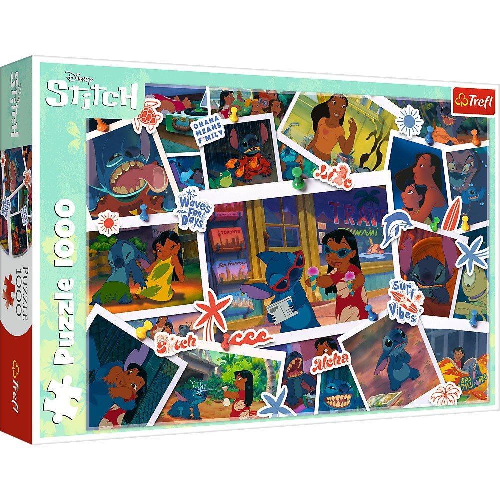 Puzzle trefl 1000 disney lilo si stitch dulci amintiri, Trefl - Publisol.ro