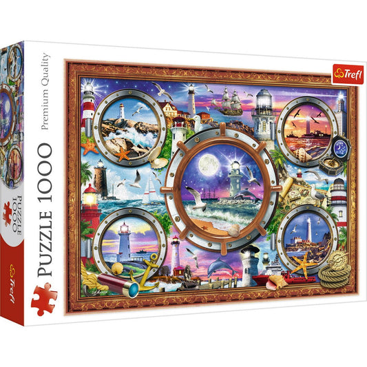 Puzzle trefl 1000 faruri pline de culoare, Trefl - Publisol.ro