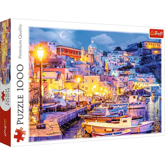Puzzle trefl 1000 insula porcida pe timpul noptii, Trefl - Publisol.ro
