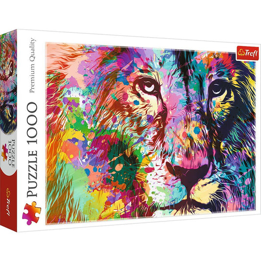 Puzzle trefl 1000 leul colorat, Trefl - Publisol.ro