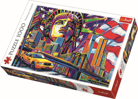 Puzzle trefl 1000 new york in culori, Trefl - Publisol.ro