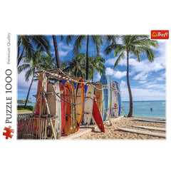 Puzzle Trefl 1000 plaja waikiki - Publisol.ro