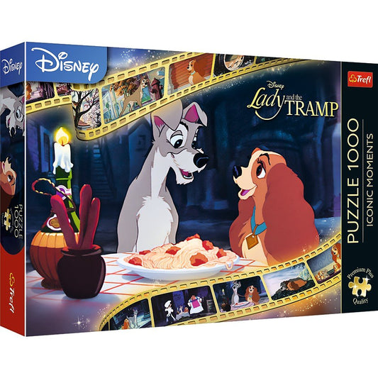 Puzzle trefl 1000 premium plus disney doamna si vagabondul, Trefl - Publisol.ro