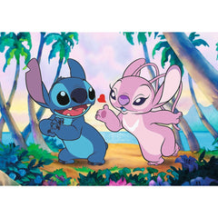 Puzzle Trefl 1000 premium plus Disney lilo si Stitch angel si Stitch la plimbare - Publisol.ro
