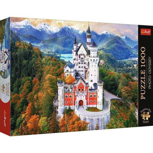 Puzzle trefl 1000 premium plus photo odyssey castelul neuschwanstein germania, Trefl - Publisol.ro