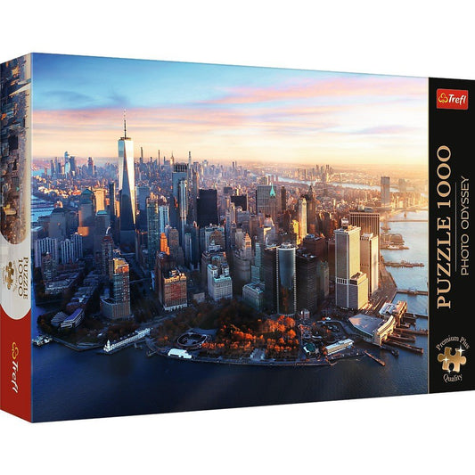 Puzzle Trefl 1000 Premium plus photo odyssey manhattan New York - Publisol.ro