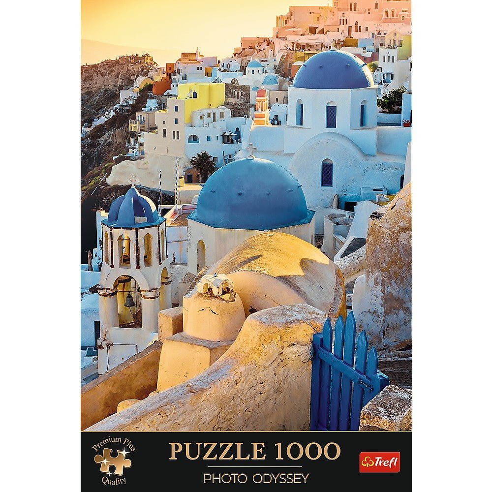 Puzzle Trefl 1000 Premium plus photo odyssey Santorini - Publisol.ro