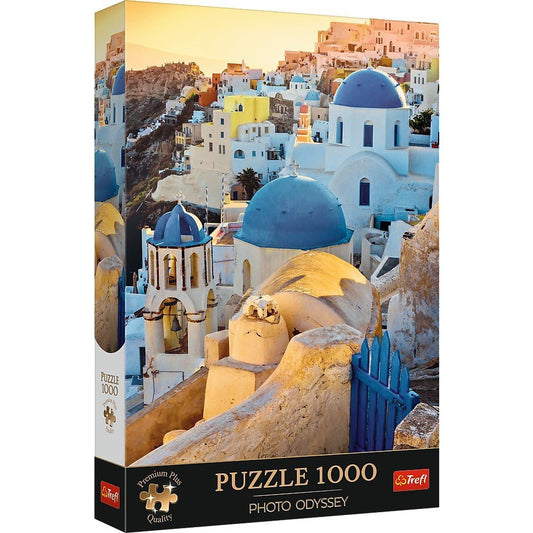 Puzzle Trefl 1000 Premium plus photo odyssey Santorini - Publisol.ro