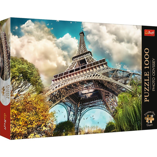 Puzzle trefl 1000 premium plus photo odyssey turnul eiffel paris, Trefl - Publisol.ro