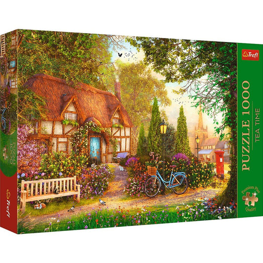 Puzzle trefl 1000 premium plus tea time cabana cu stuf, Trefl - Publisol.ro