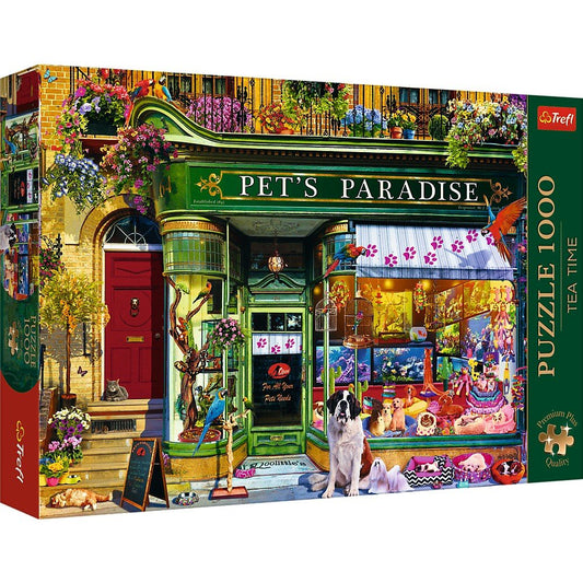 Puzzle trefl 1000 premium plus tea time paradisul animalelor, Trefl - Publisol.ro