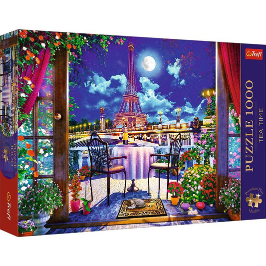 Puzzle trefl 1000 premium plus tea time parisul in lumina lunii, Trefl - Publisol.ro