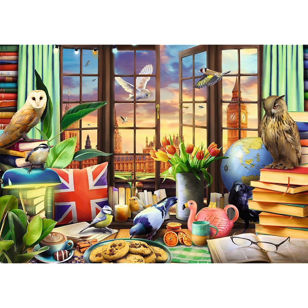 Puzzle Trefl 1000 Premium plus tea time toate lucrurile britanice - Publisol.ro