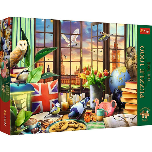 Puzzle Trefl 1000 Premium plus tea time toate lucrurile britanice - Publisol.ro