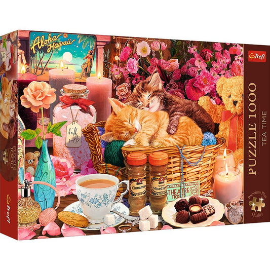 Puzzle trefl 1000 premium plus tea time toate lucrurile bune, Trefl - Publisol.ro