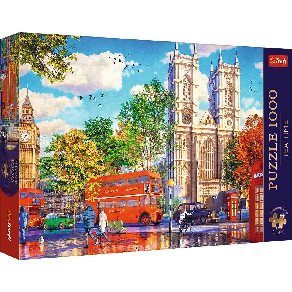 Puzzle Trefl 1000 Premium plus Tea Time vedere din Londra - Publisol.ro