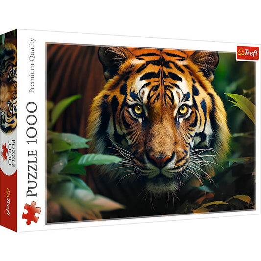 Puzzle trefl 1000 tigru salbatic, Trefl - Publisol.ro