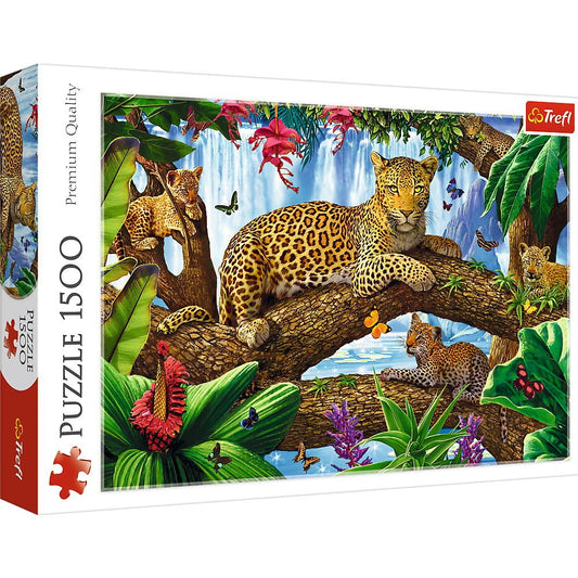 Puzzle trefl 1500 jaguar intr - o pauza odihnitoare, Trefl - Publisol.ro