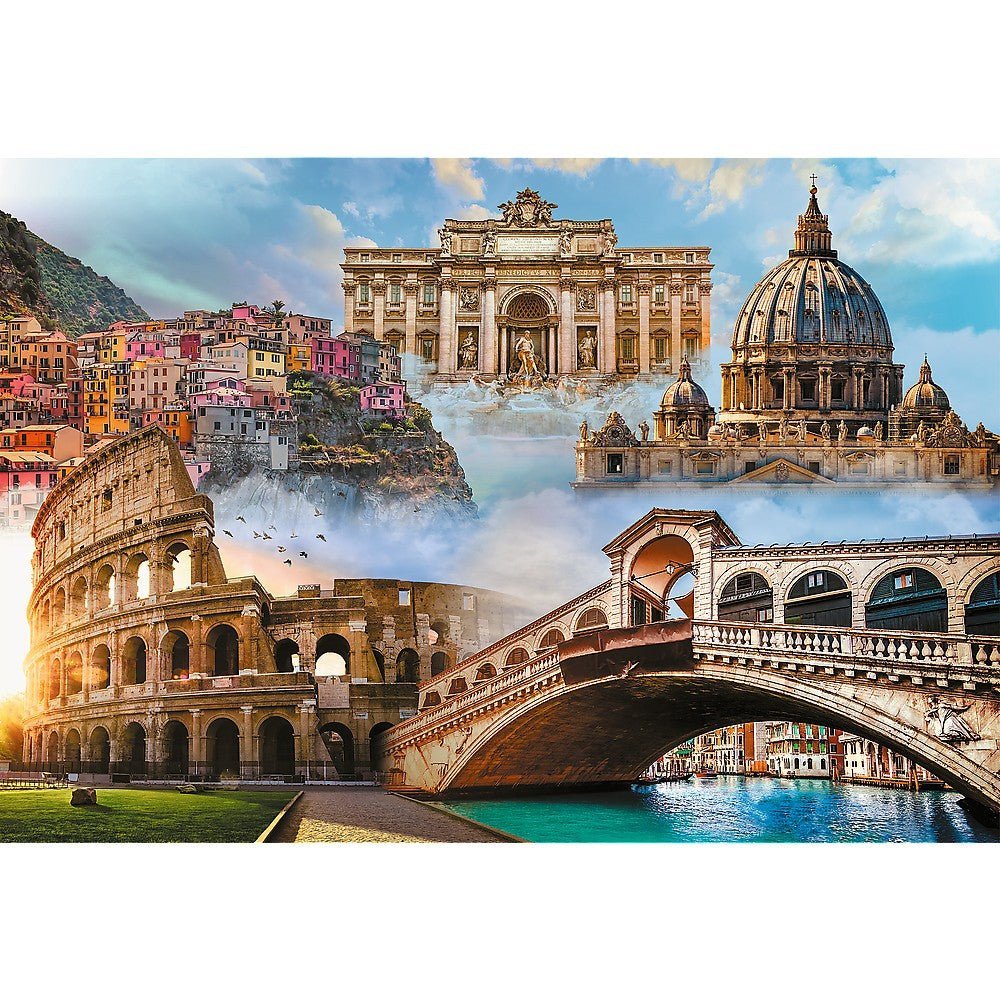 Puzzle Trefl 1500 Locuri favorite din Italia - Publisol.ro