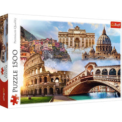 Puzzle Trefl 1500 Locuri favorite din Italia - Publisol.ro