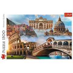 Puzzle Trefl 1500 Locuri favorite din Italia - Publisol.ro