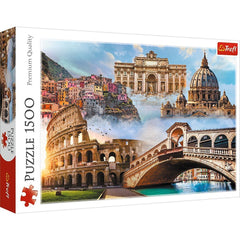 Puzzle Trefl 1500 Locuri favorite din Italia - Publisol.ro