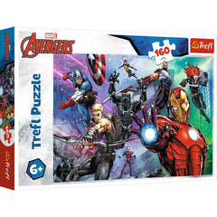 Puzzle Trefl 160 Disney Marvel eroi in actiune razbunatorii - Publisol.ro
