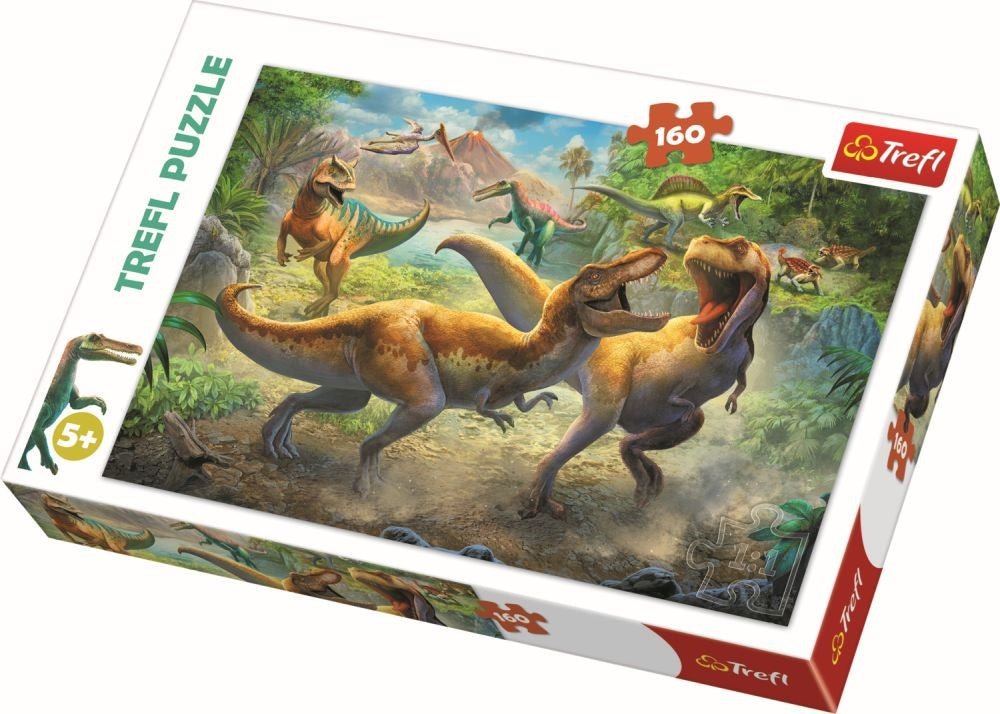 Puzzle Trefl 160 tyrannosauri in lupta - Publisol.ro