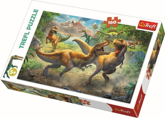 Puzzle Trefl 160 tyrannosauri in lupta - Publisol.ro