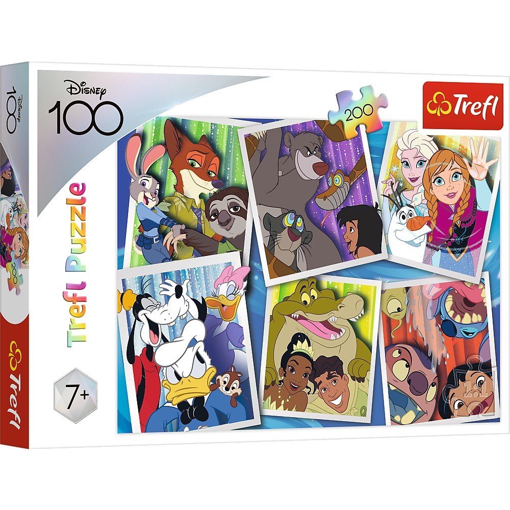 Puzzle Trefl 200 Disney minunata lume - Publisol.ro