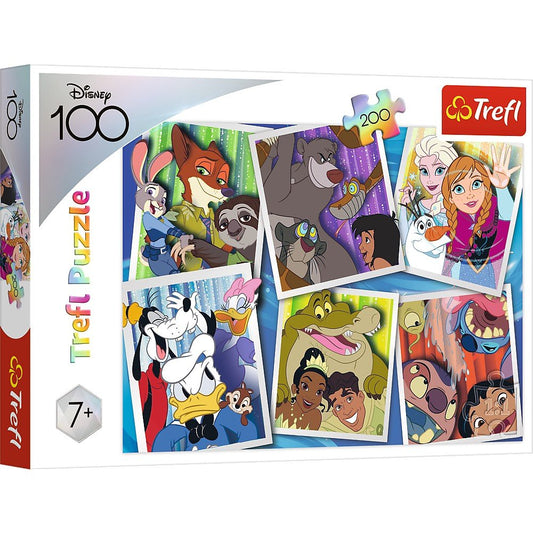 Puzzle Trefl 200 Disney minunata lume - Publisol.ro