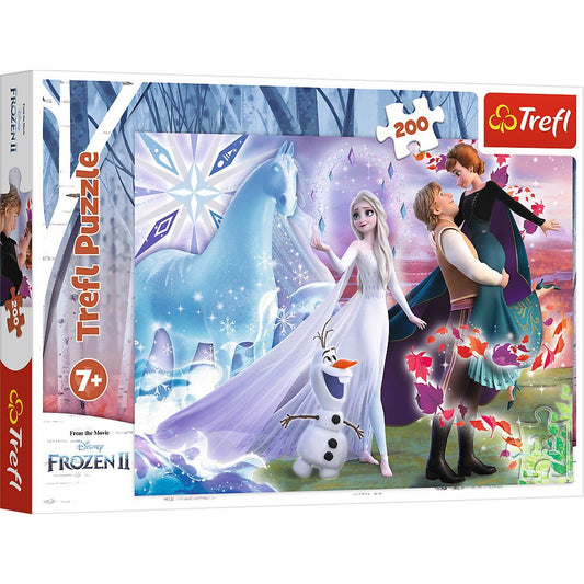 Puzzle trefl 200 frozen2 universul magic, Trefl - Publisol.ro
