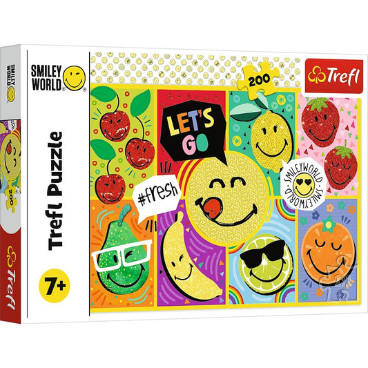 Puzzle trefl 200 happy smiley, Trefl - Publisol.ro